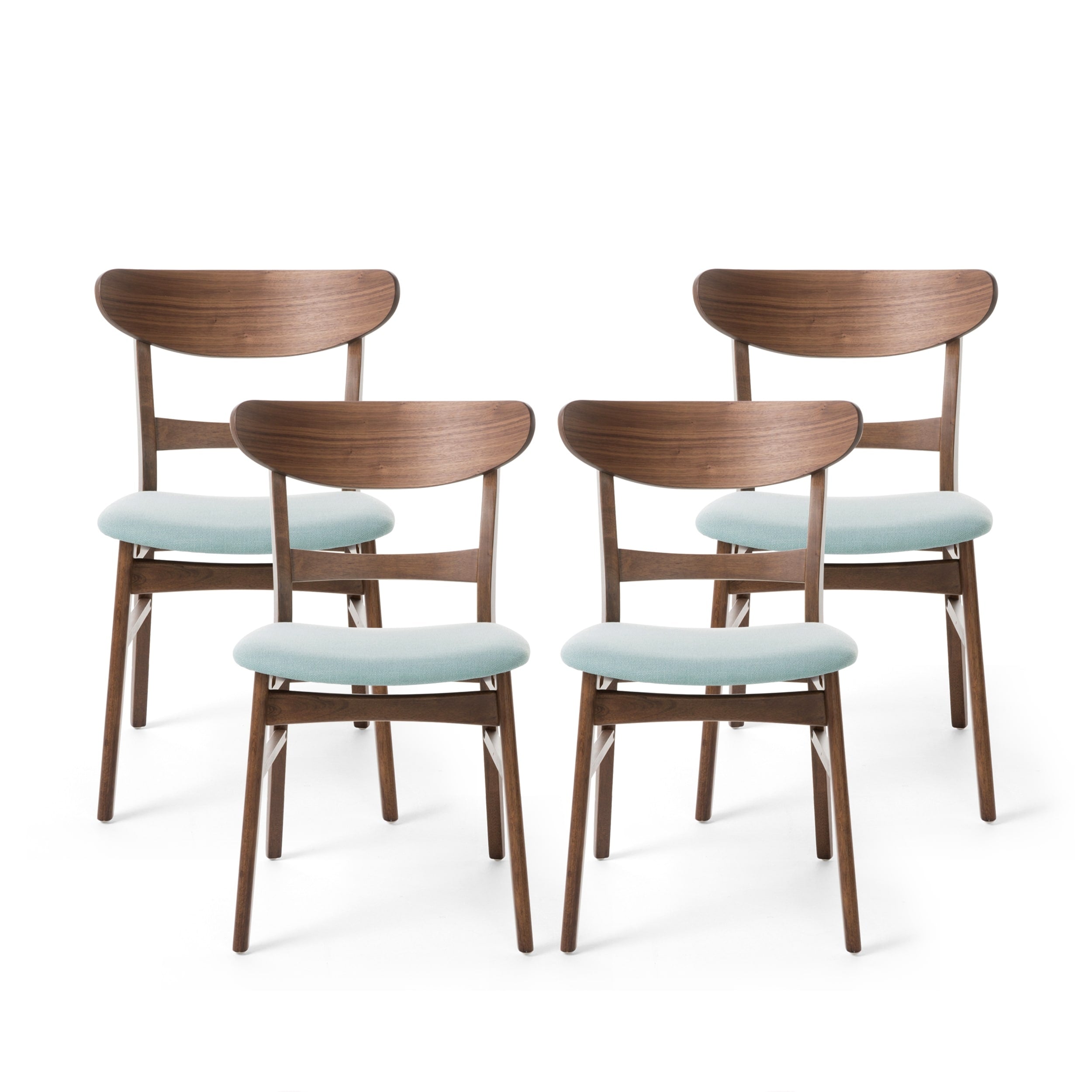 Sedie da pranzo moderne di metà secolo Idalia (set di 4) di Christopher Knight Home