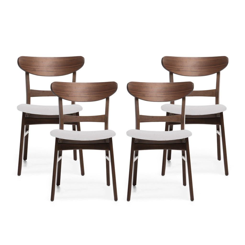 Sedie da pranzo moderne di metà secolo Idalia (set di 4) di Christopher Knight Home
