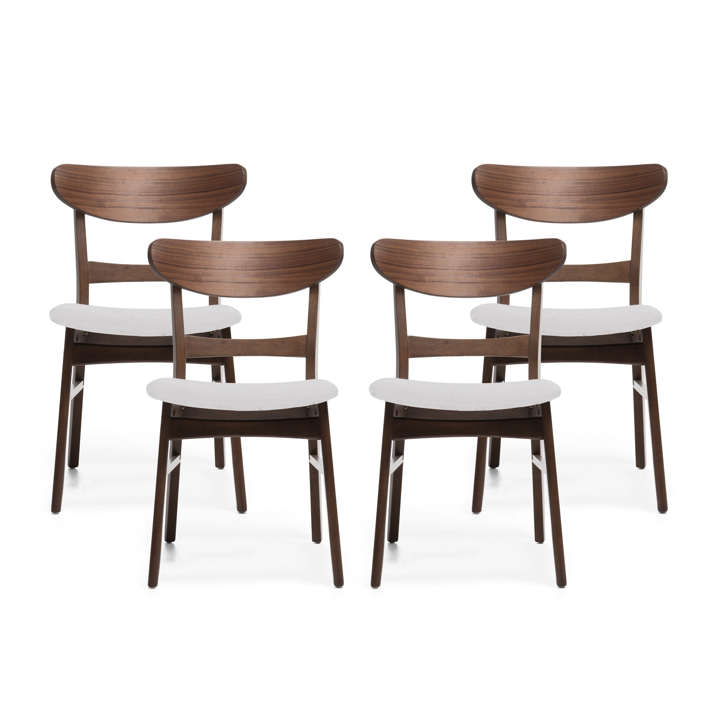 Sedie da pranzo moderne di metà secolo Idalia (set di 4) di Christopher Knight Home