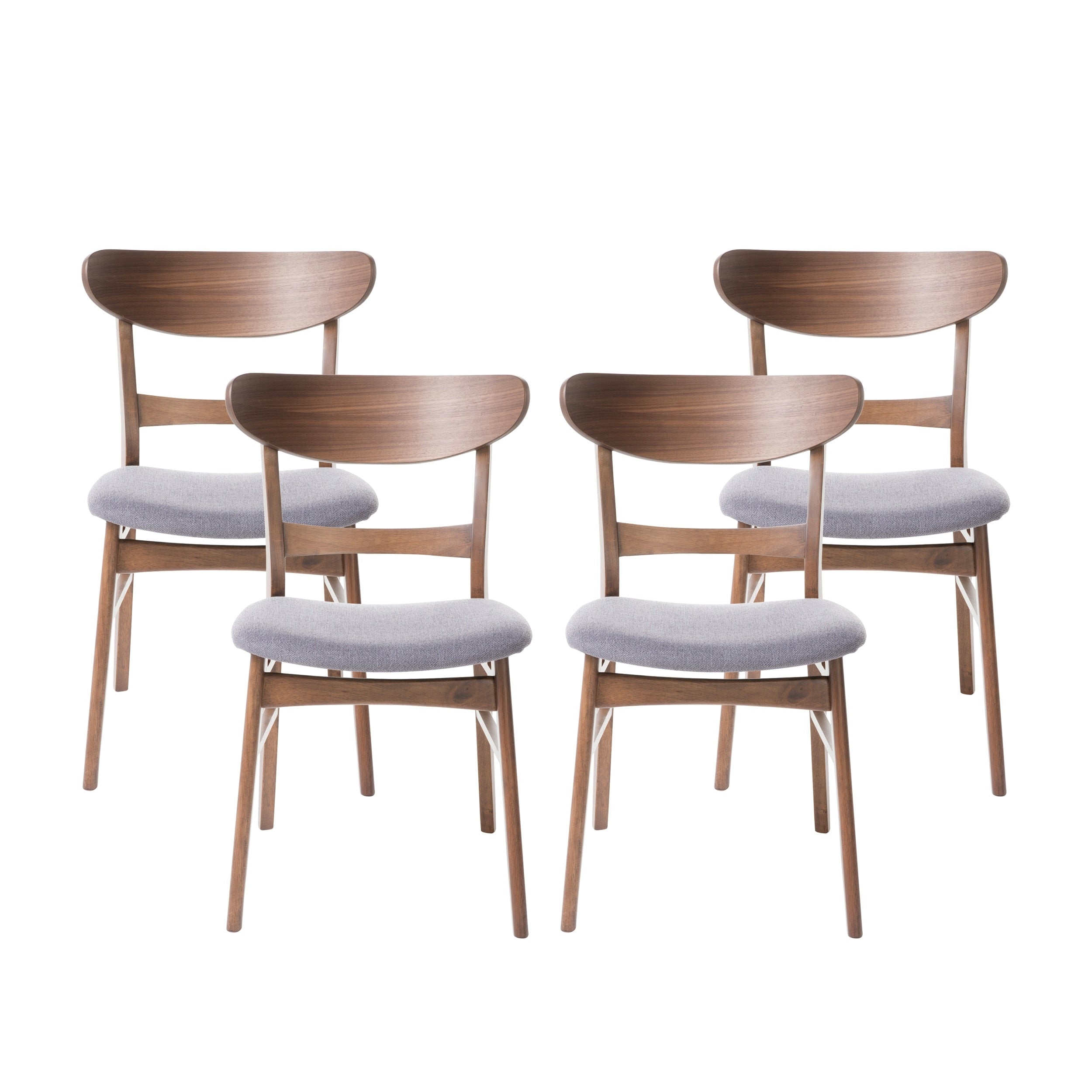 Sedie da pranzo moderne di metà secolo Idalia (set di 4) di Christopher Knight Home