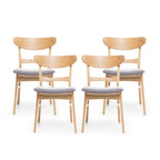 Sedie da pranzo moderne di metà secolo Idalia (set di 4) di Christopher Knight Home