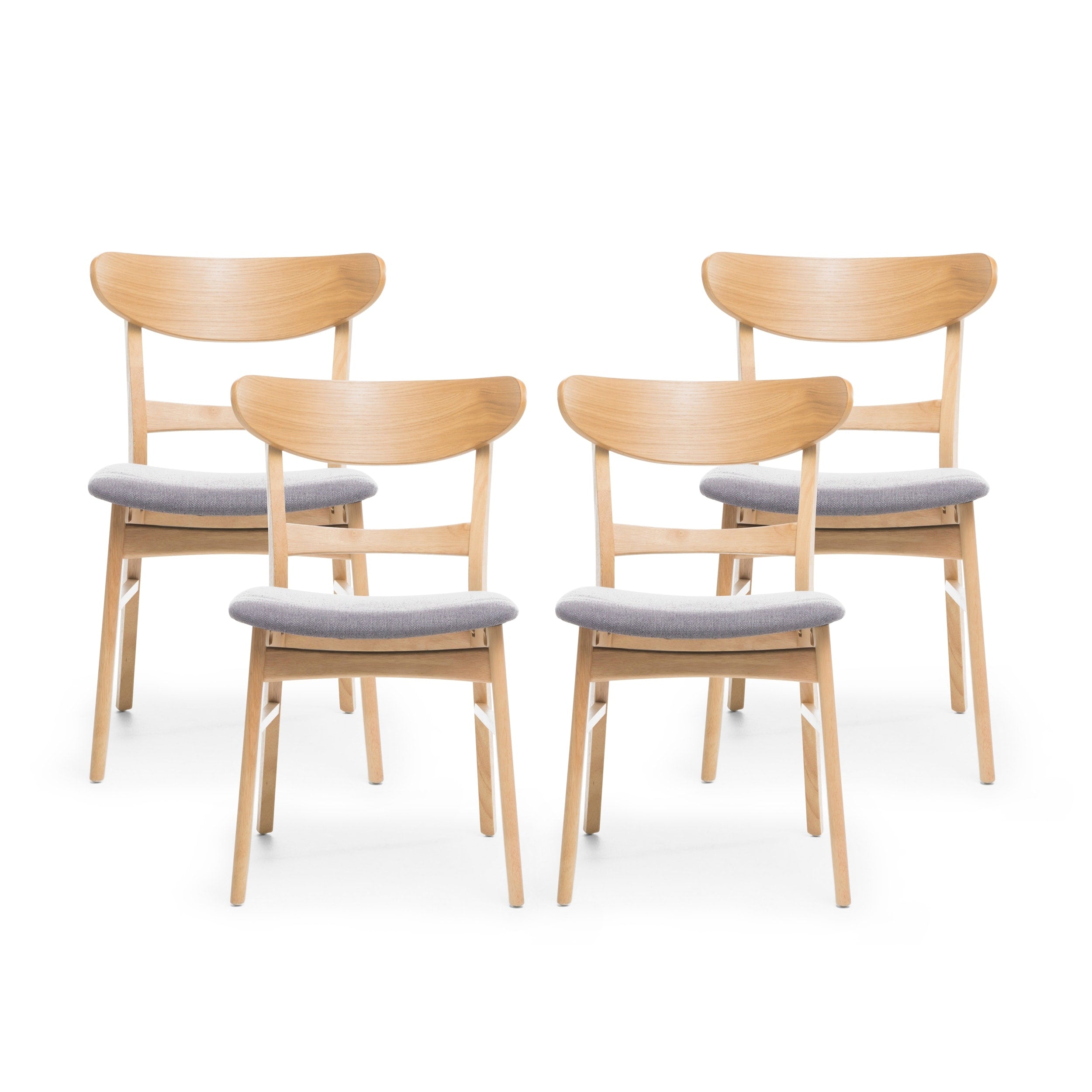 Sedie da pranzo moderne di metà secolo Idalia (set di 4) di Christopher Knight Home