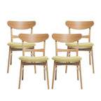 Sedie da pranzo moderne di metà secolo Idalia (set di 4) di Christopher Knight Home