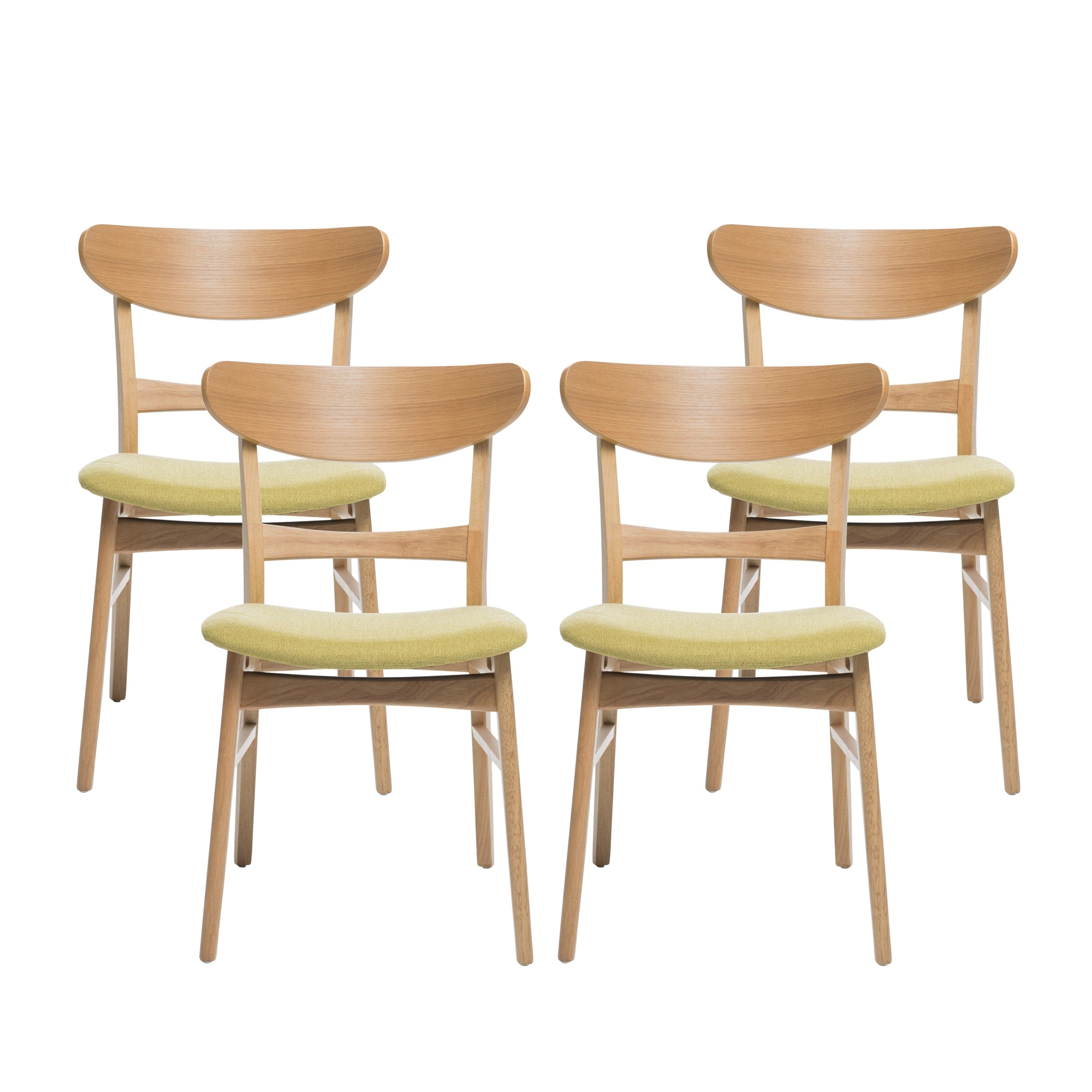 Sedie da pranzo moderne di metà secolo Idalia (set di 4) di Christopher Knight Home