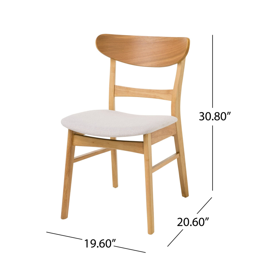 Sedie da pranzo moderne di metà secolo Idalia (set di 4) di Christopher Knight Home