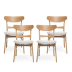 Sedie da pranzo moderne di metà secolo Idalia (set di 4) di Christopher Knight Home