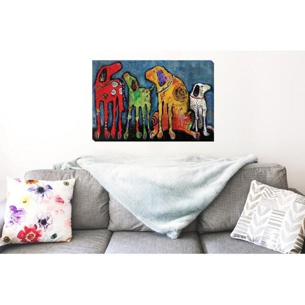 Jenny Foster "Migliori amici" - Tela artistica