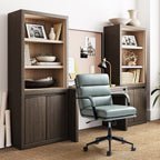Sedia Joseph Modern Task in similpelle con blocco dell'inclinazione e inclinazione centrale di HULALA HOME