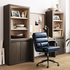 Sedia Joseph Modern Task in similpelle con blocco dell'inclinazione e inclinazione centrale di HULALA HOME
