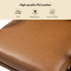 Sedia Joseph Modern Task in similpelle con blocco dell'inclinazione e inclinazione centrale di HULALA HOME