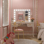 Specchio da trucco LED Keonjinn Hollywood con 15/18 luci LED