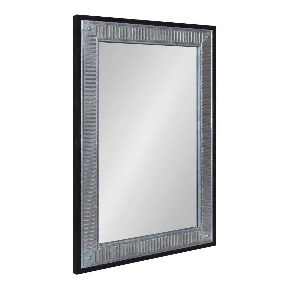 Specchio da parete in legno e metallo Kate e Laurel Deely