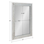Specchio da parete in legno e metallo Kate e Laurel Deely