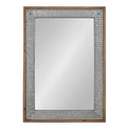 Specchio da parete in legno e metallo Kate e Laurel Deely