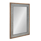 Specchio da parete in legno e metallo Kate e Laurel Deely