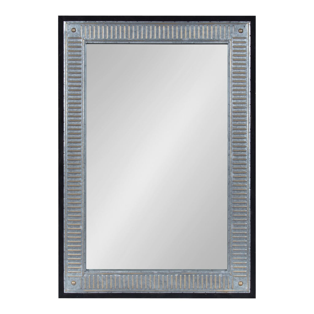 Specchio da parete in legno e metallo Kate e Laurel Deely