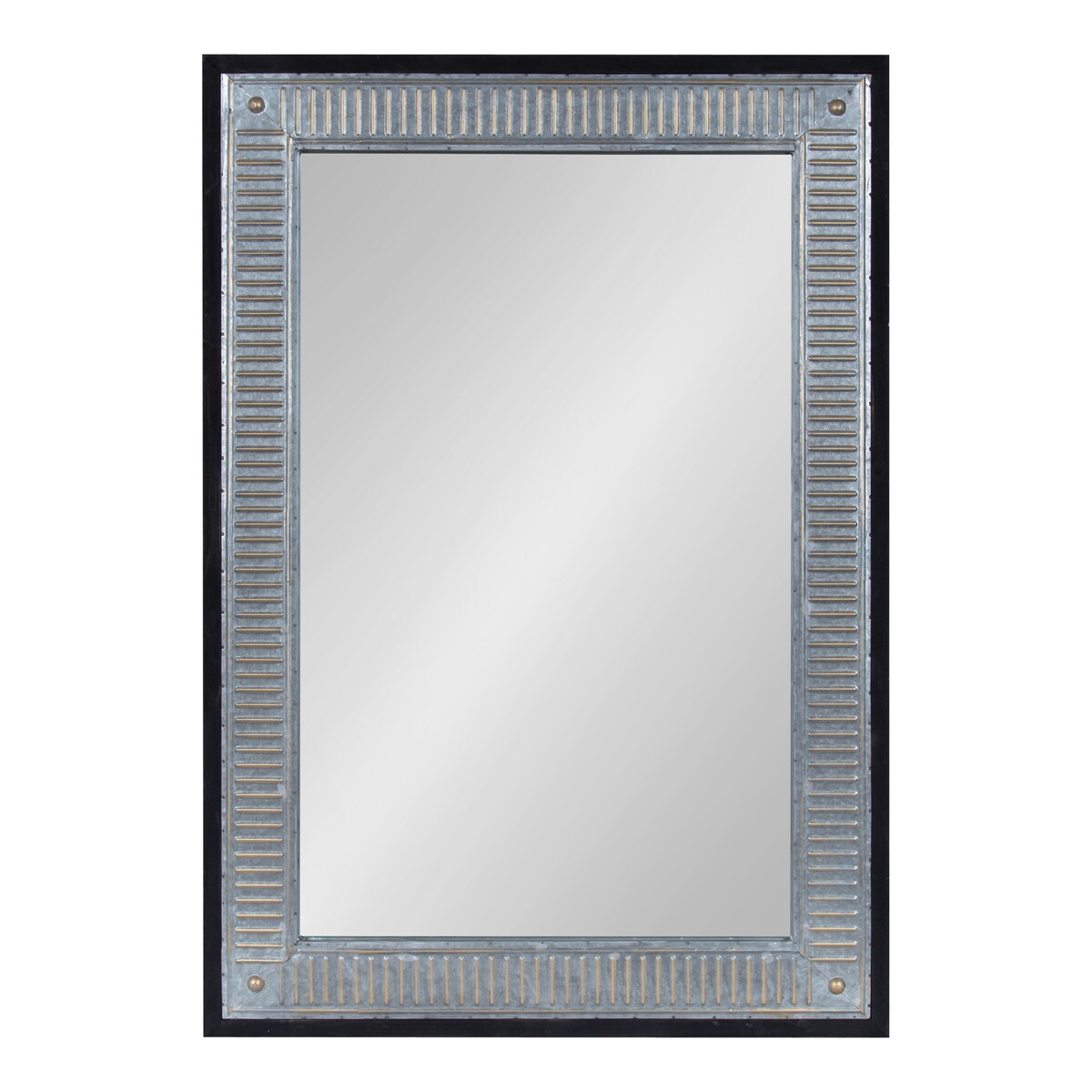 Specchio da parete in legno e metallo Kate e Laurel Deely