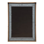 Specchio da parete in legno e metallo Kate e Laurel Deely