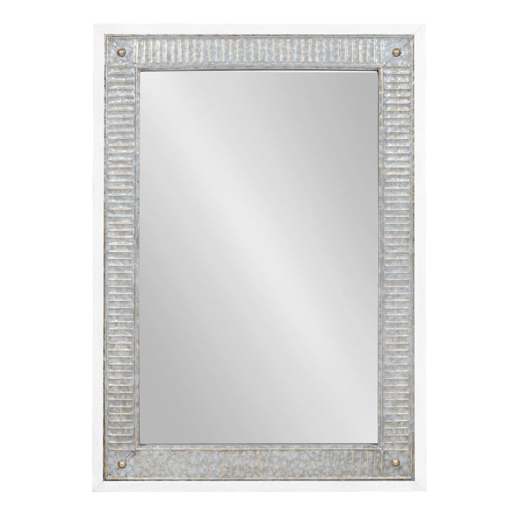 Specchio da parete in legno e metallo Kate e Laurel Deely