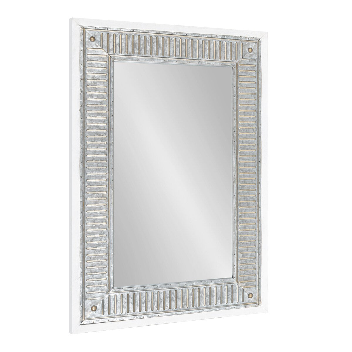 Specchio da parete in legno e metallo Kate e Laurel Deely