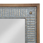Specchio da parete in legno e metallo Kate e Laurel Deely
