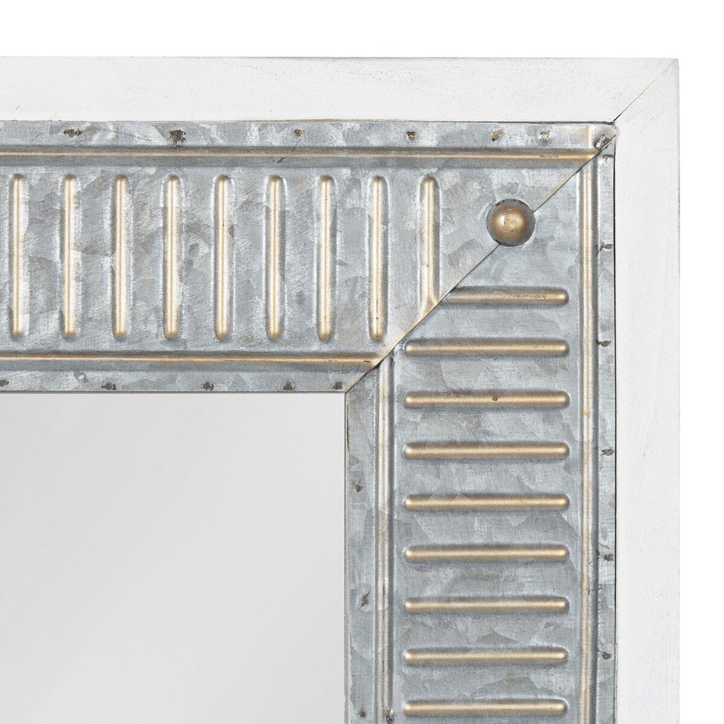 Specchio da parete in legno e metallo Kate e Laurel Deely