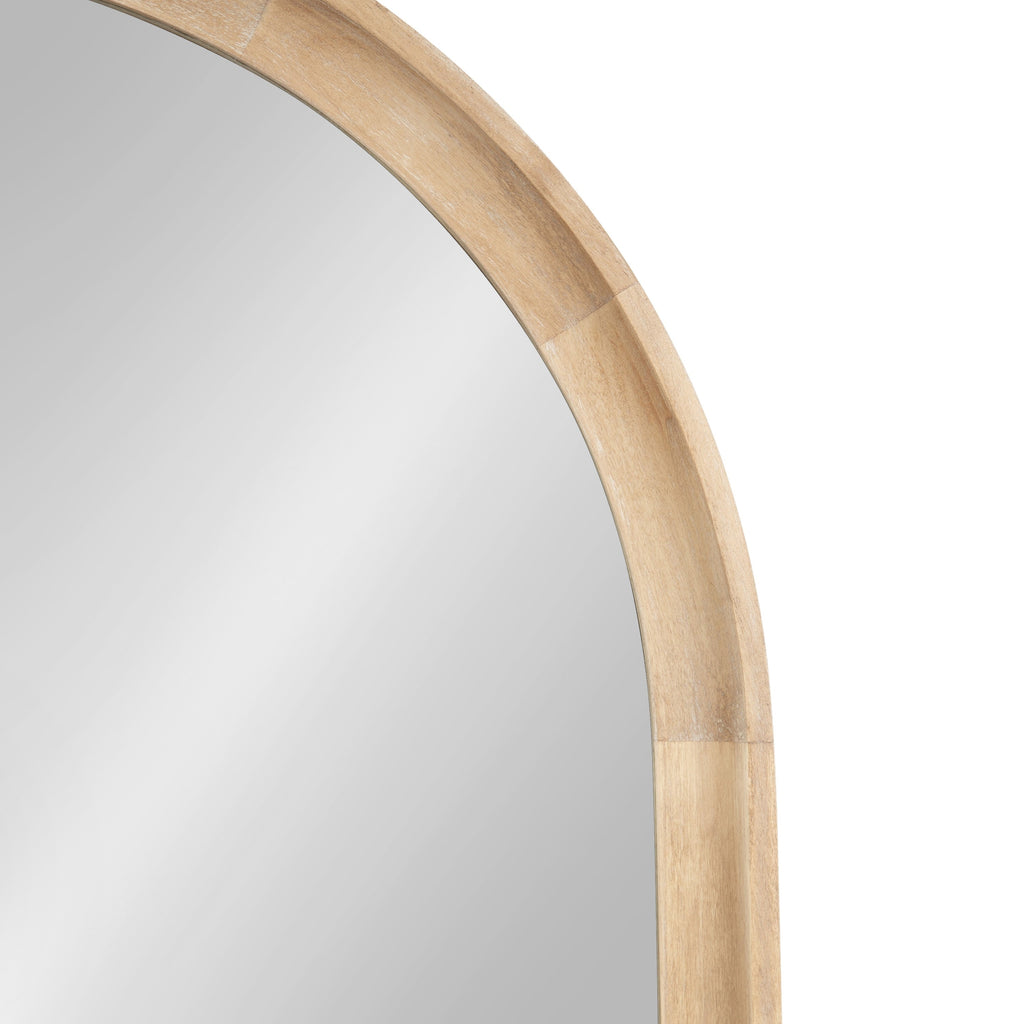 Specchio da parete in legno ad arco di Kate e Laurel Hatherleigh