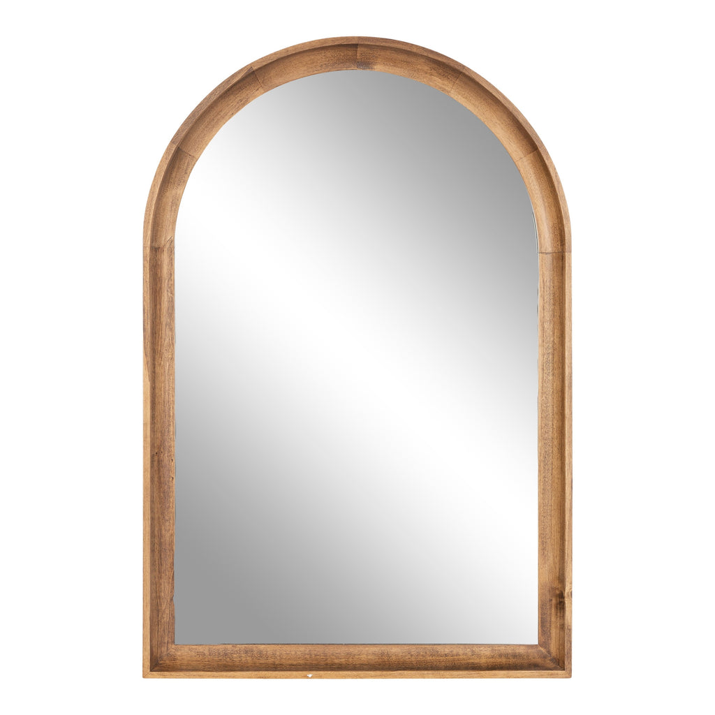 Specchio da parete in legno ad arco di Kate e Laurel Hatherleigh