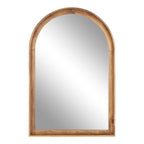 Specchio da parete in legno ad arco di Kate e Laurel Hatherleigh