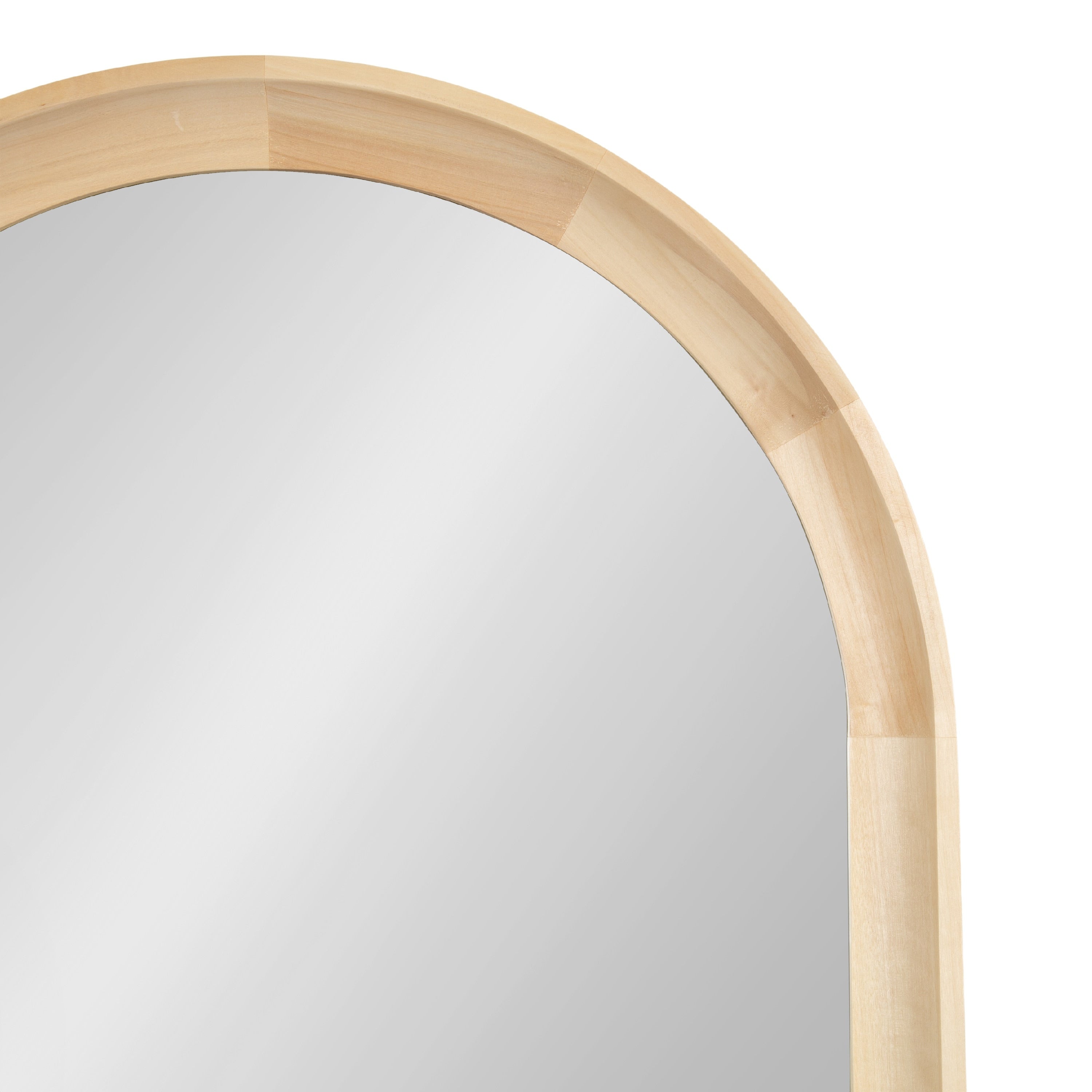 Specchio da parete in legno ad arco di Kate e Laurel Hatherleigh