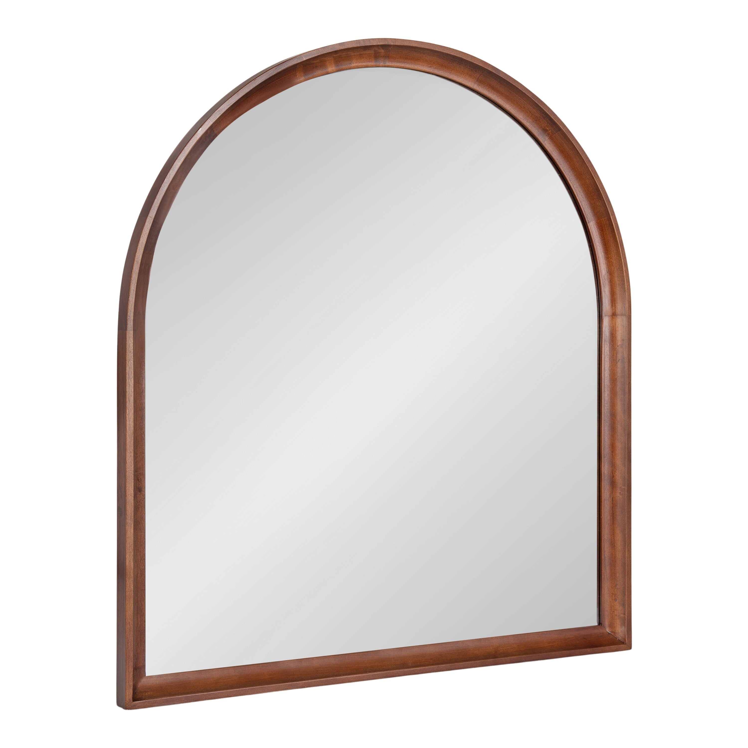 Specchio da parete in legno ad arco di Kate e Laurel Hatherleigh