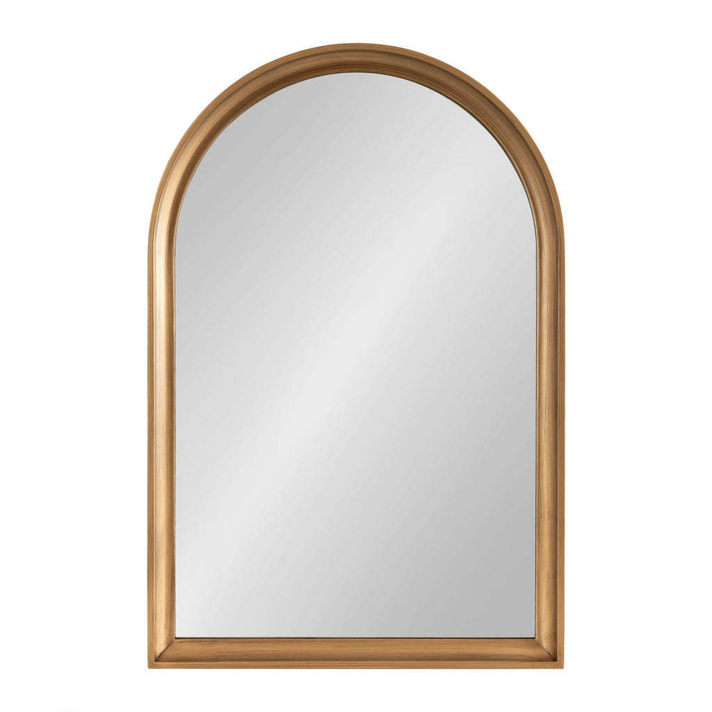Specchio da parete in legno ad arco di Kate e Laurel Hatherleigh