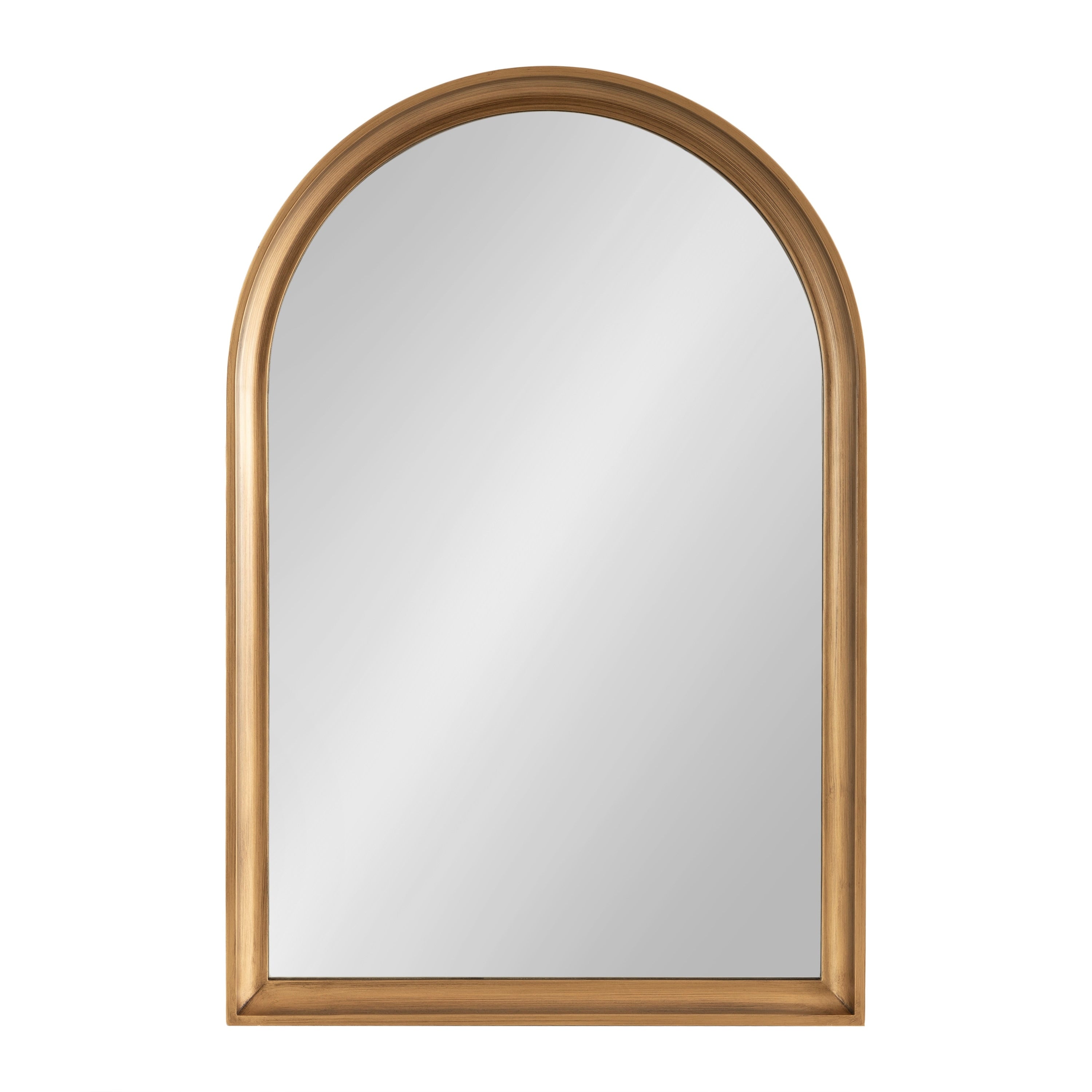 Specchio da parete in legno ad arco di Kate e Laurel Hatherleigh