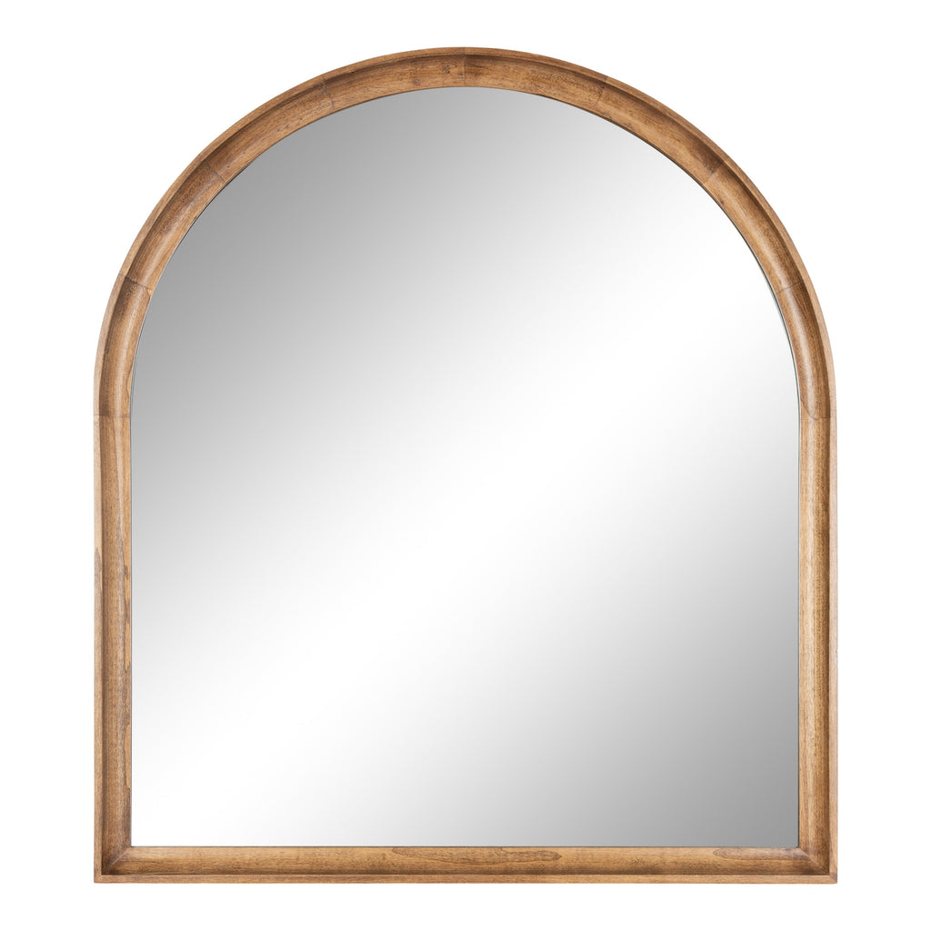 Specchio da parete in legno ad arco di Kate e Laurel Hatherleigh
