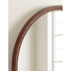 Specchio da parete in legno ad arco di Kate e Laurel Hatherleigh