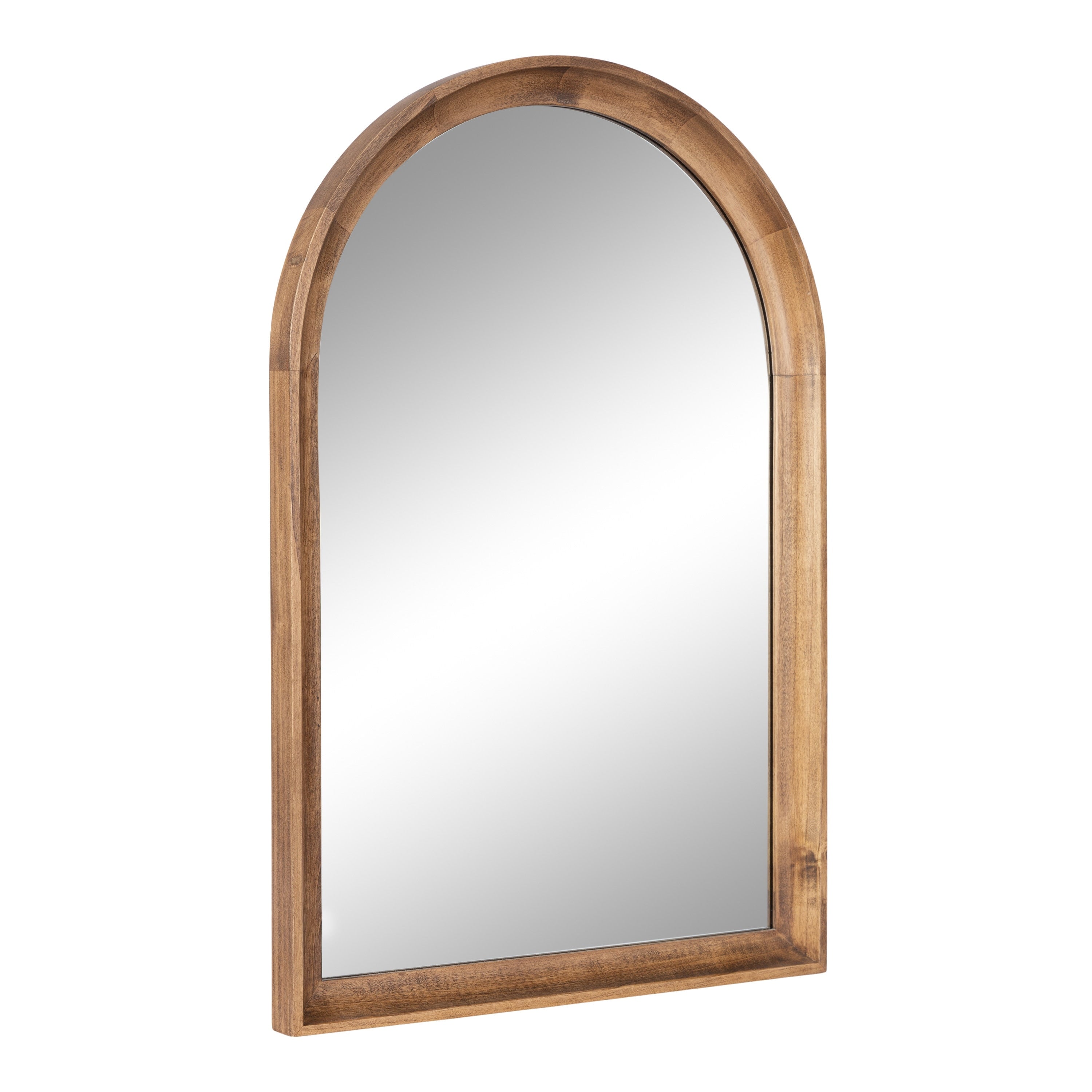 Specchio da parete in legno ad arco di Kate e Laurel Hatherleigh