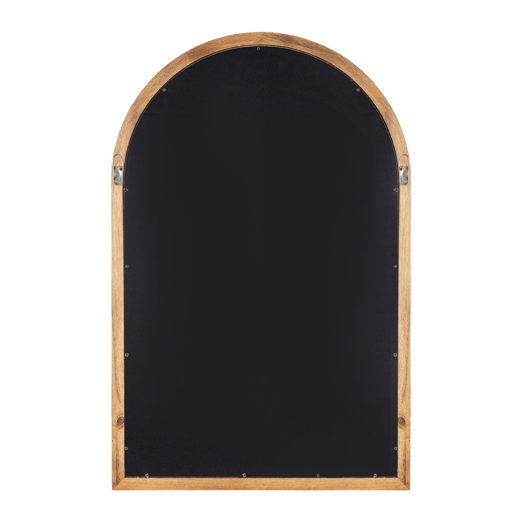 Specchio da parete in legno ad arco di Kate e Laurel Hatherleigh