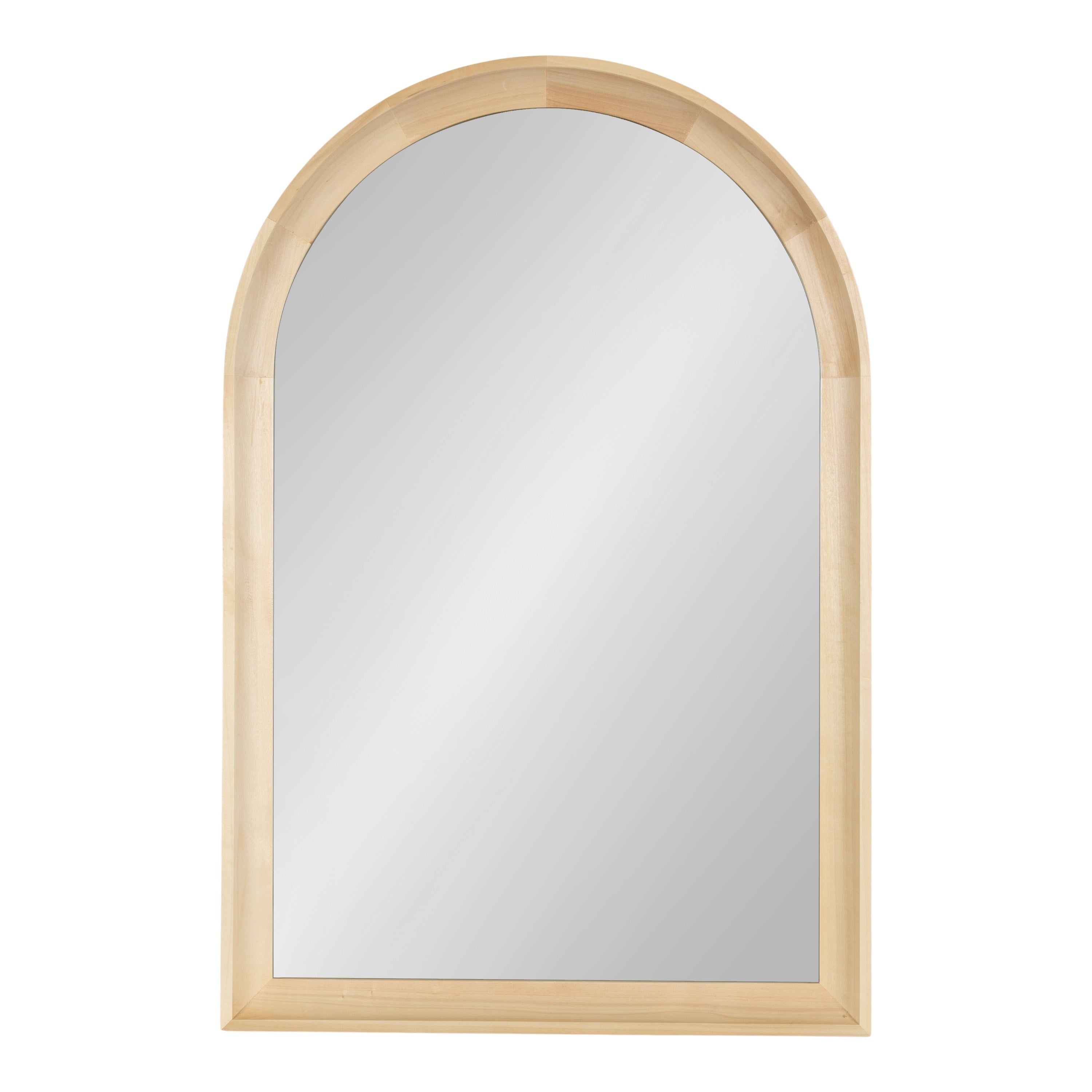 Specchio da parete in legno ad arco di Kate e Laurel Hatherleigh