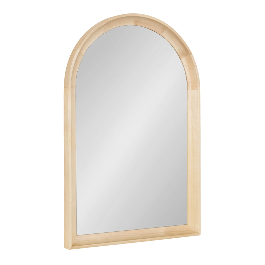 Specchio da parete in legno ad arco di Kate e Laurel Hatherleigh