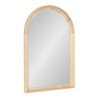 Specchio da parete in legno ad arco di Kate e Laurel Hatherleigh