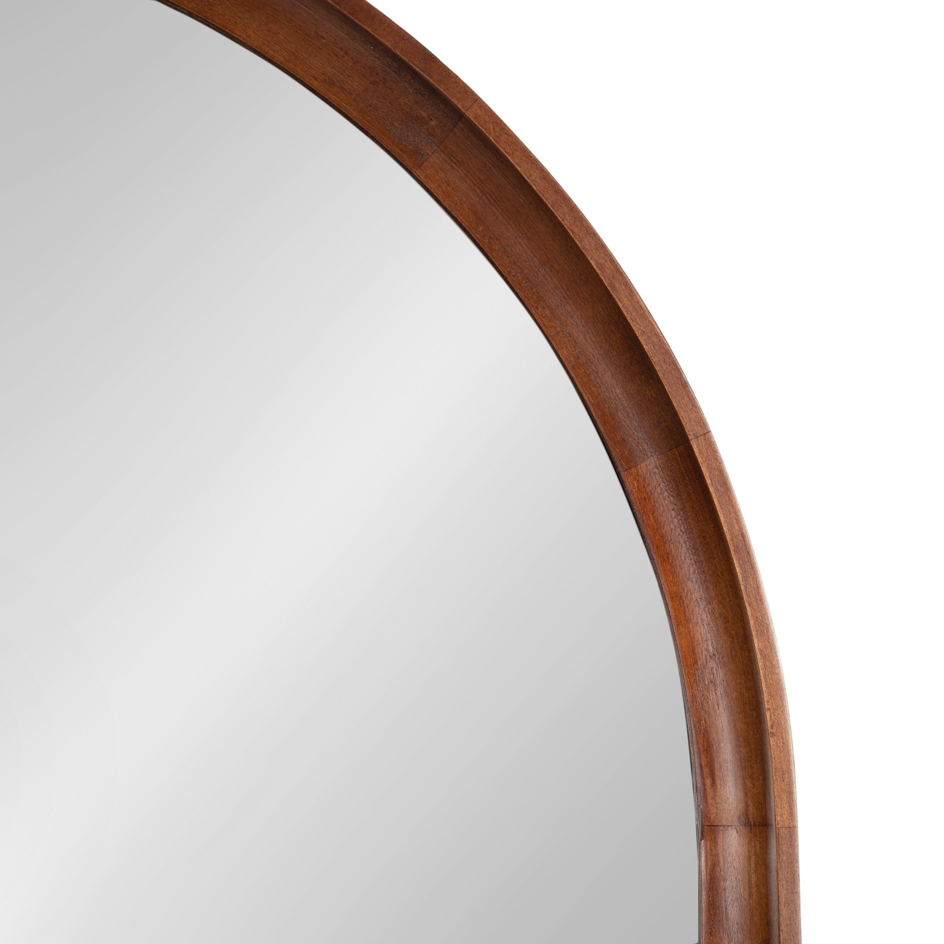 Specchio da parete in legno ad arco di Kate e Laurel Hatherleigh