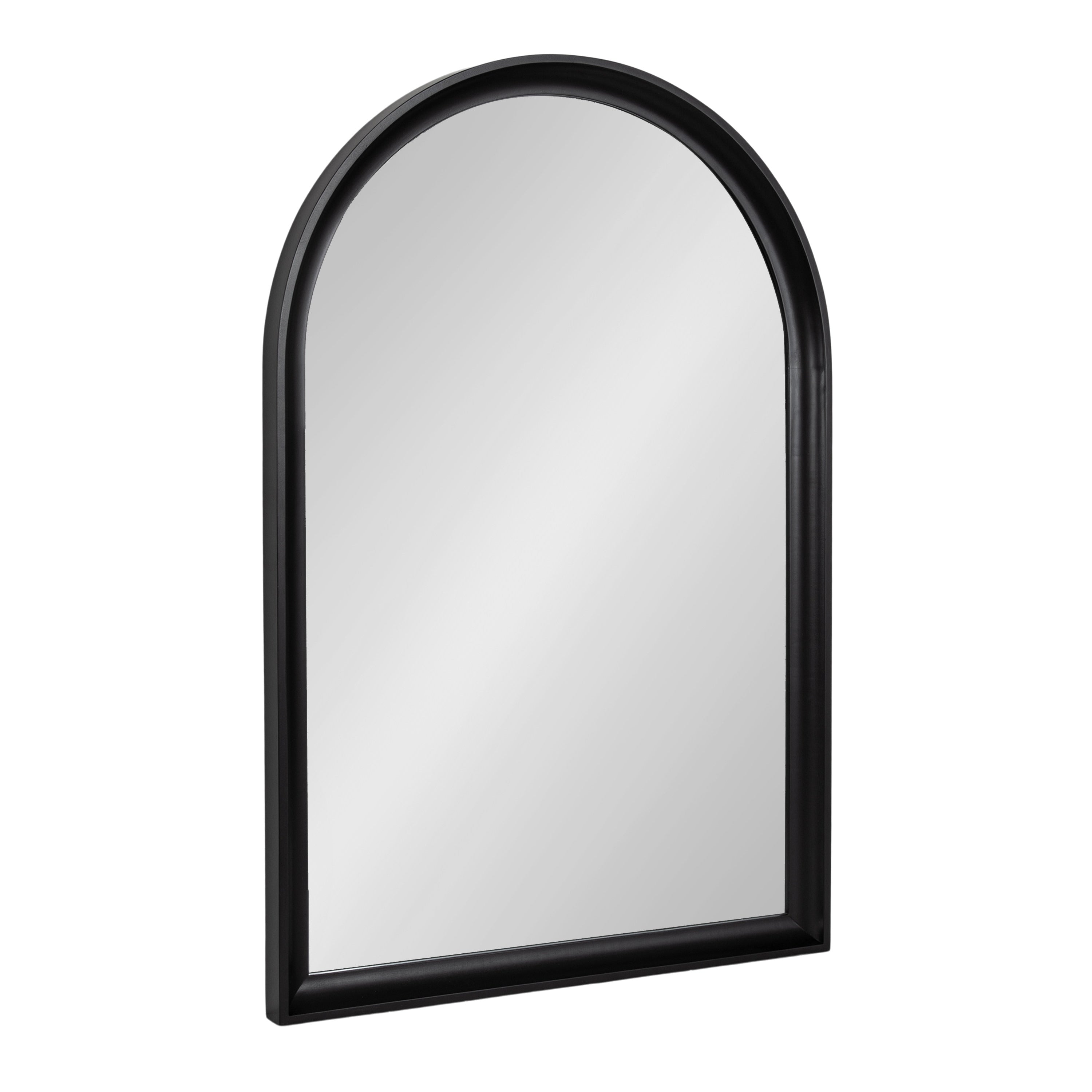 Specchio da parete in legno ad arco di Kate e Laurel Hatherleigh