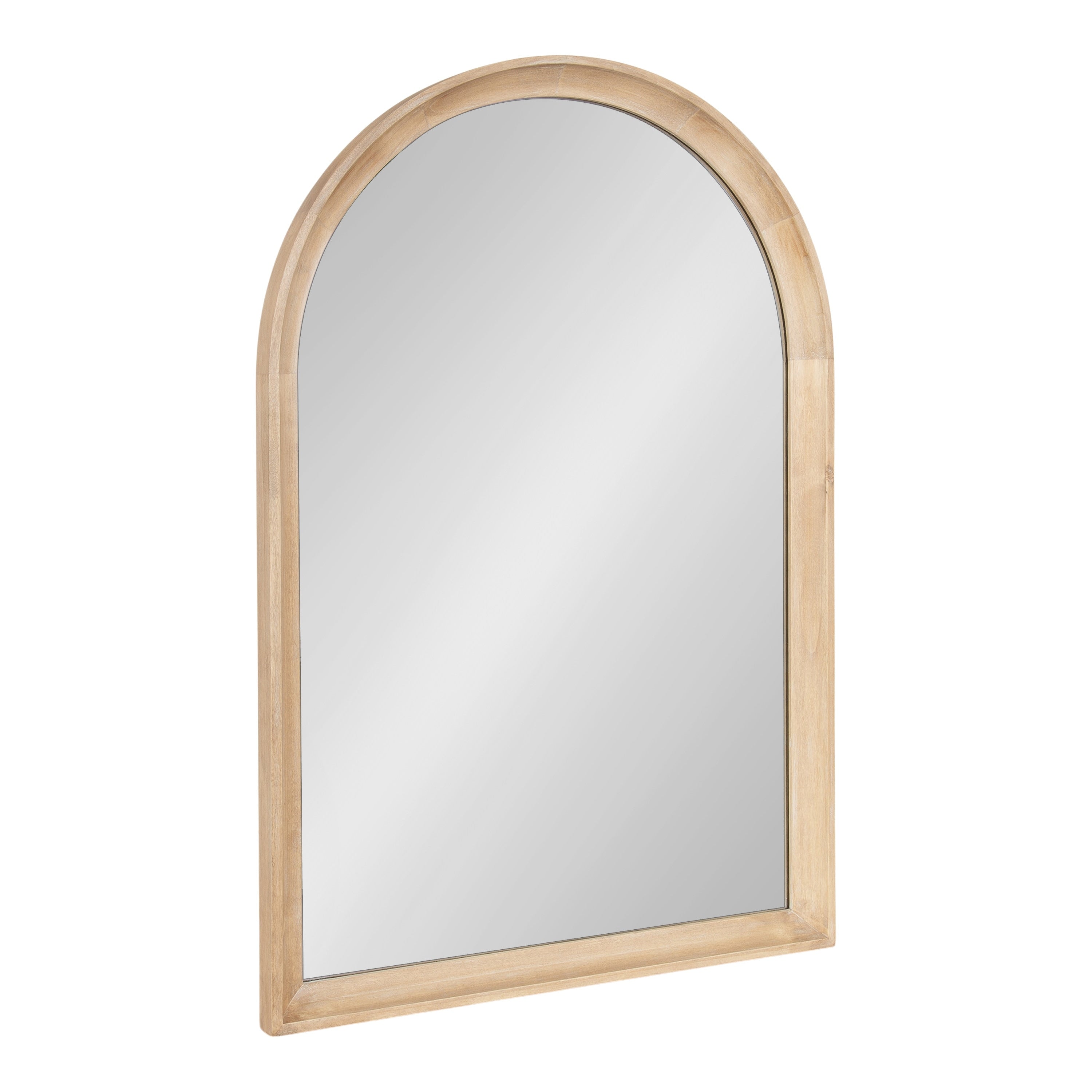 Specchio da parete in legno ad arco di Kate e Laurel Hatherleigh