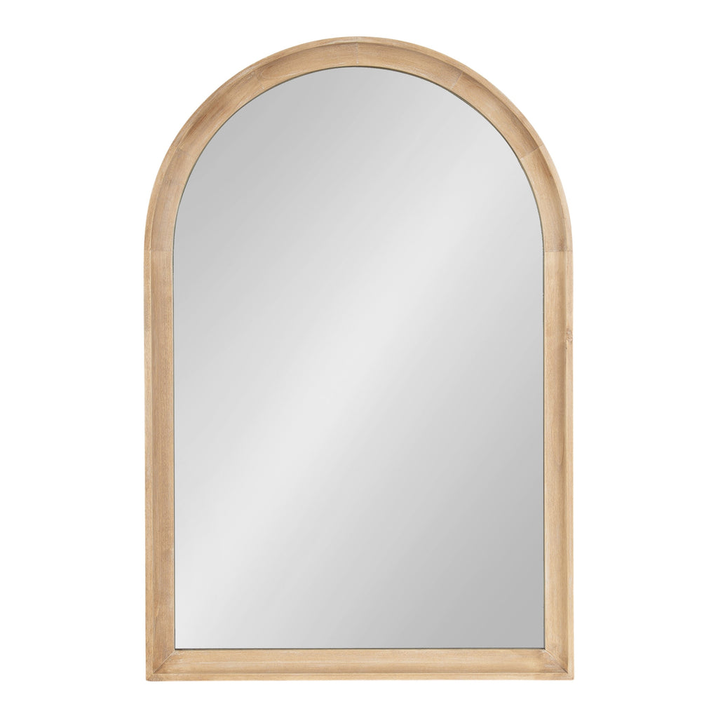 Specchio da parete in legno ad arco di Kate e Laurel Hatherleigh