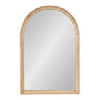 Specchio da parete in legno ad arco di Kate e Laurel Hatherleigh