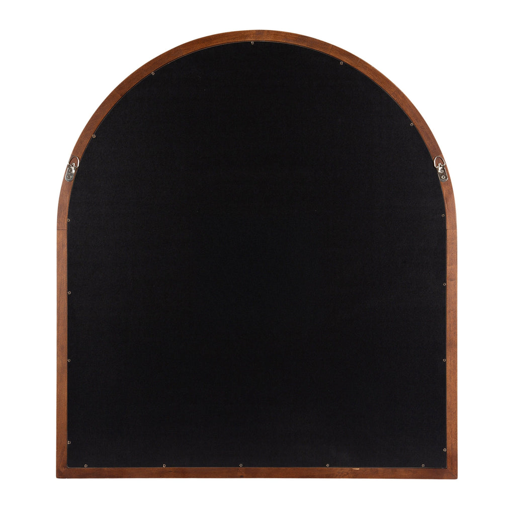 Specchio da parete in legno ad arco di Kate e Laurel Hatherleigh
