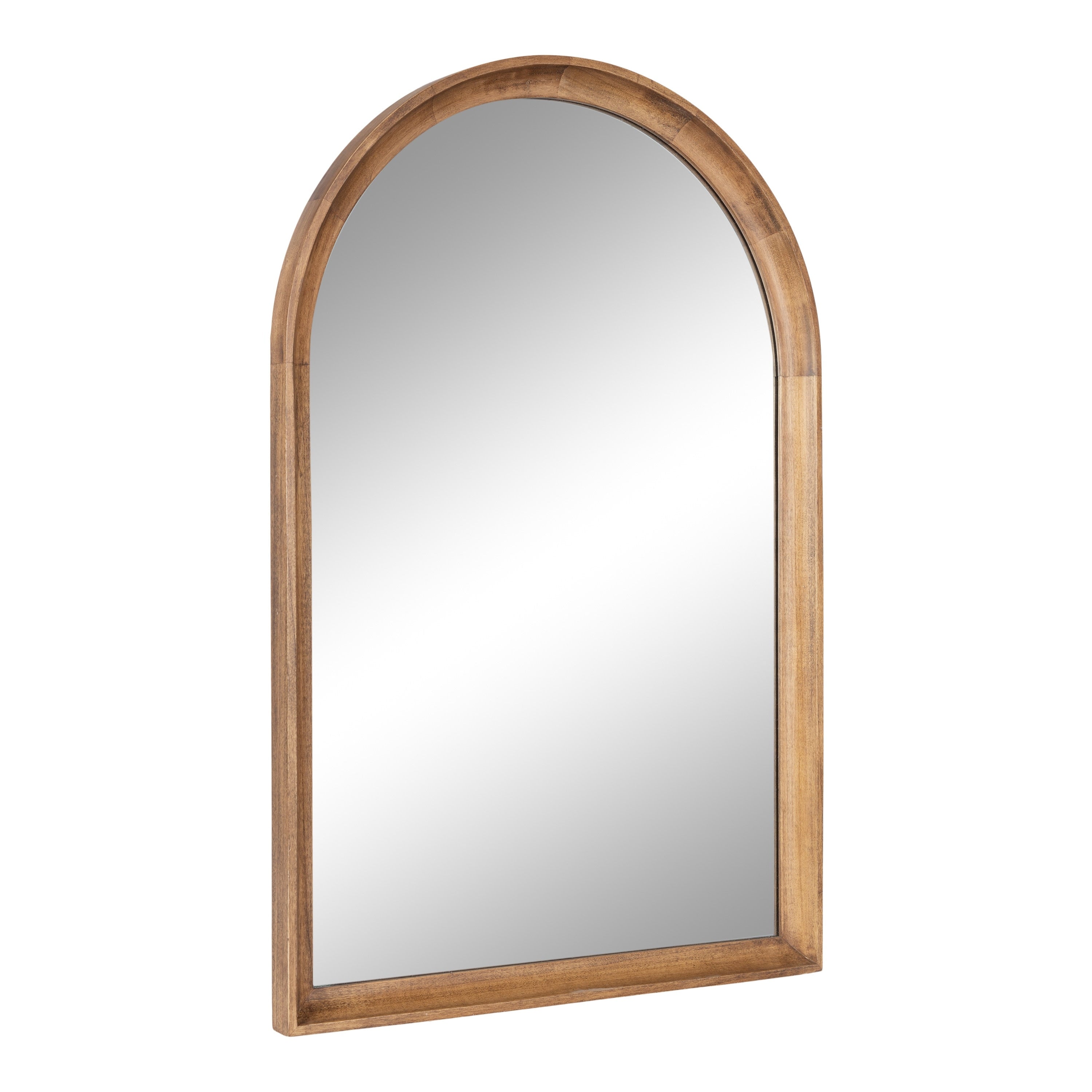 Specchio da parete in legno ad arco di Kate e Laurel Hatherleigh