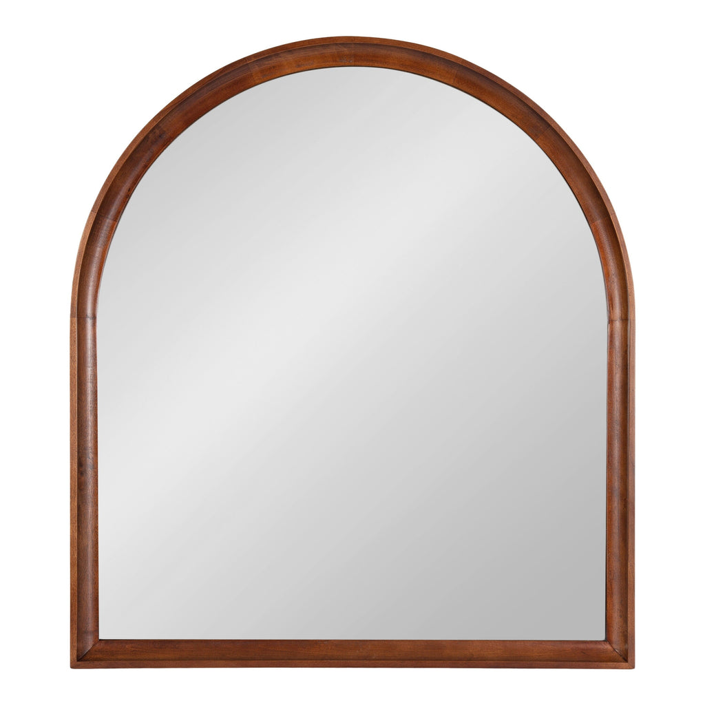 Specchio da parete in legno ad arco di Kate e Laurel Hatherleigh