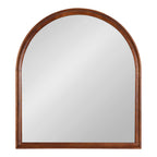 Specchio da parete in legno ad arco di Kate e Laurel Hatherleigh