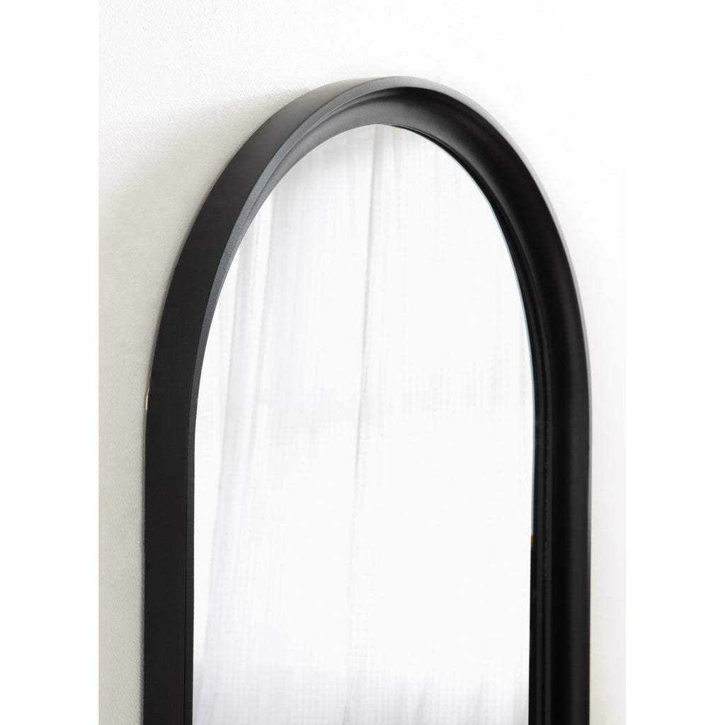 Specchio da parete in legno ad arco di Kate e Laurel Hatherleigh
